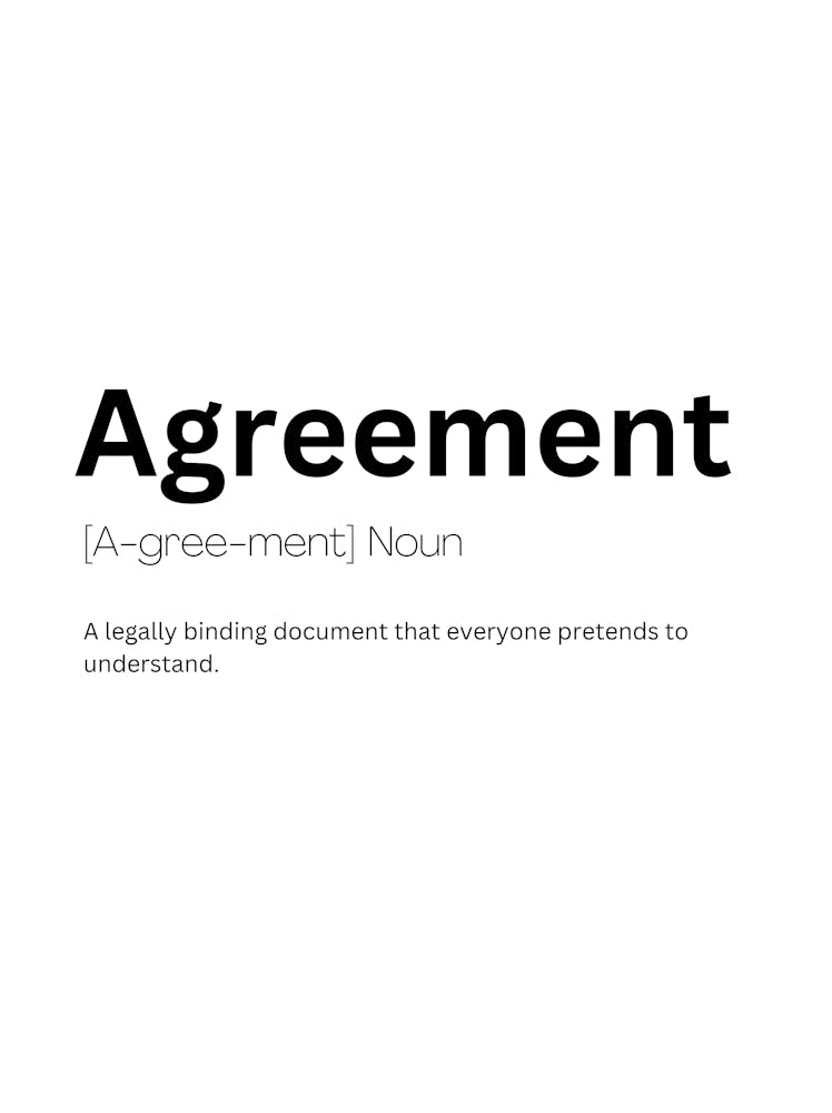Agreement Definition Meaning