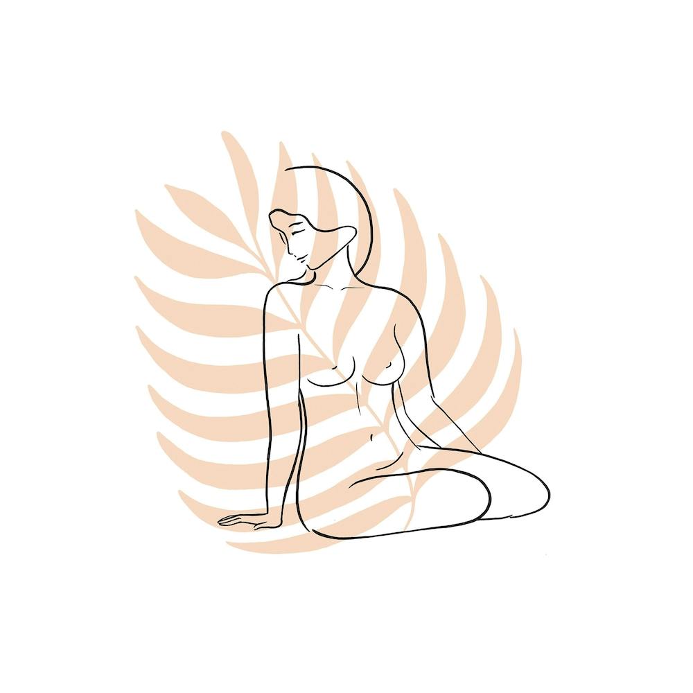 Plant Lady Line 2 Square