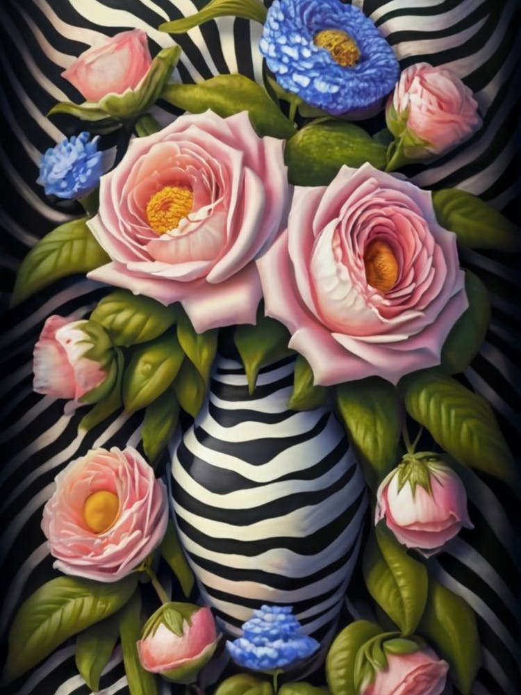 Zebra Roses