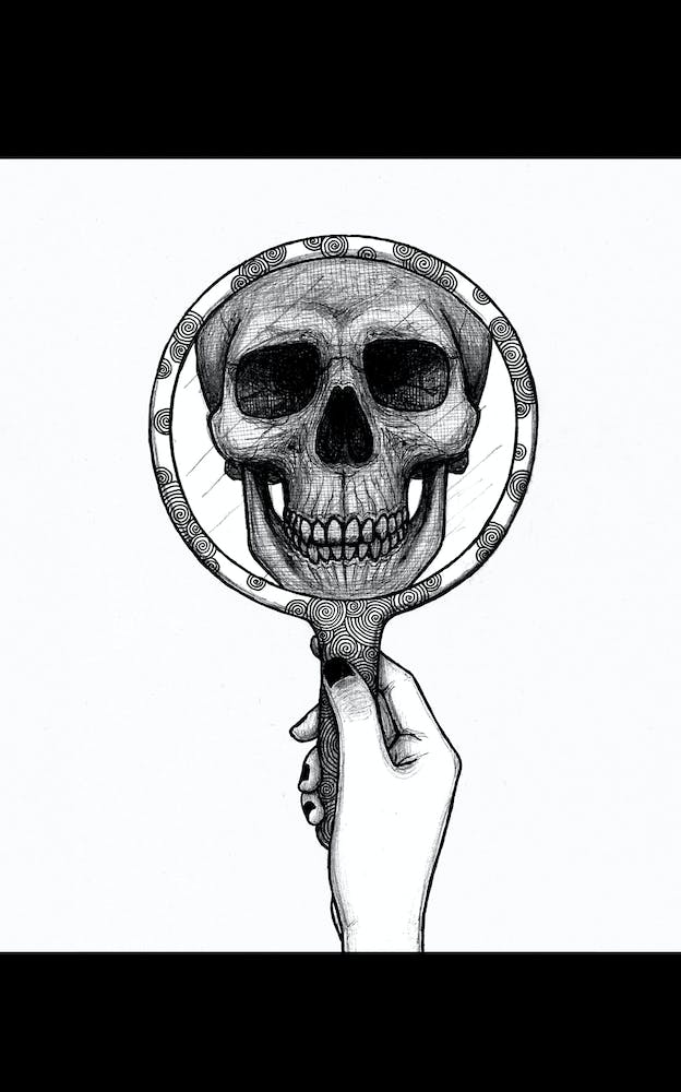 Skull In The Mirror
