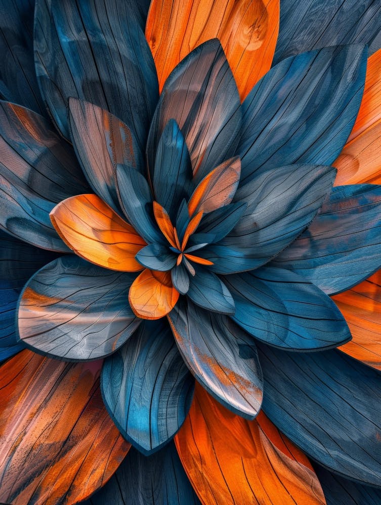 Abstract Flower Painting 9