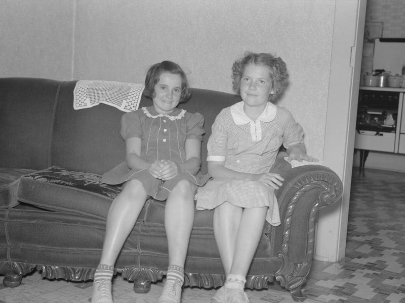 Children In Winton, Minnesota, A Lumber Bust Town By Russell Lee