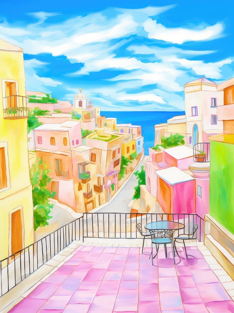 Gaeta, Italy Colourful View 2
