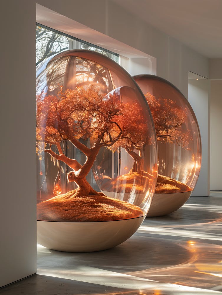 Tree In A Glass Ball