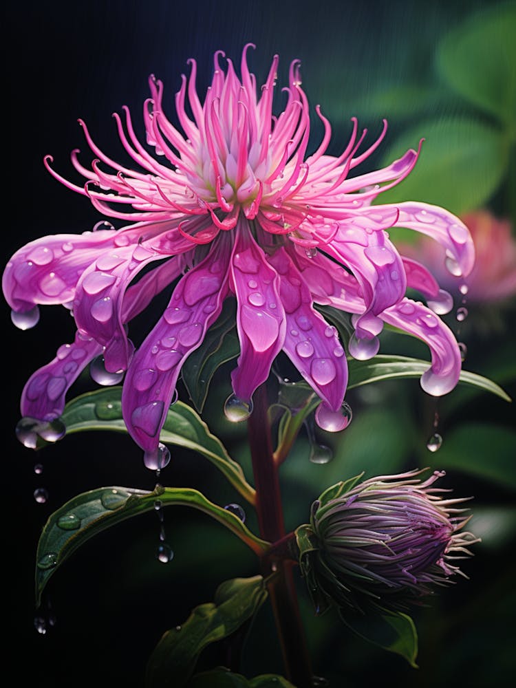 Bee Balm Wildflower In South Western Style (2)