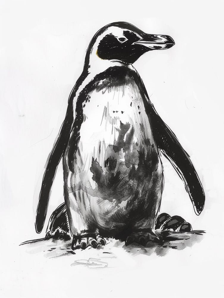 King Penguin Huddling For Warmth 1