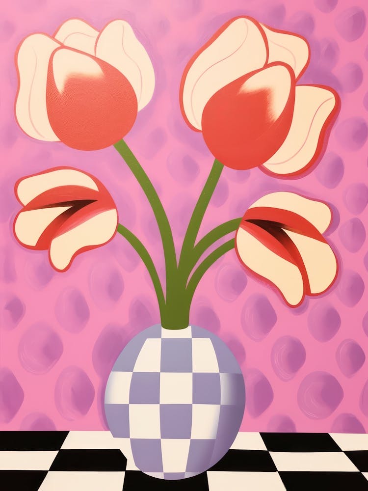Tulip Flower Vase 4
