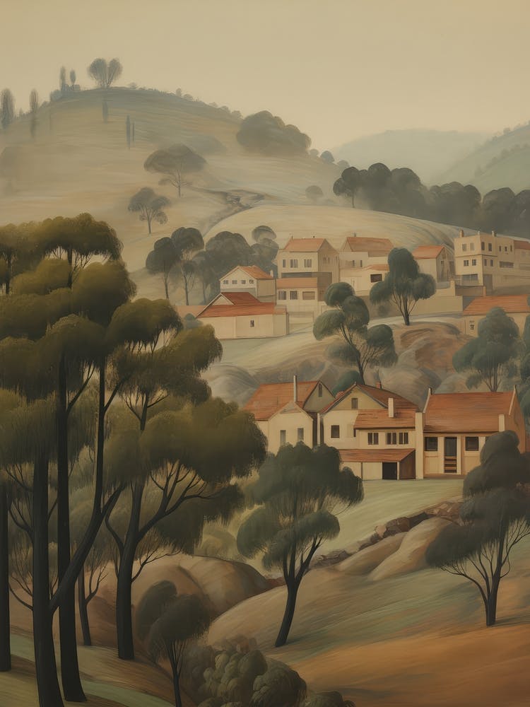 Vintage Countryside Scenery