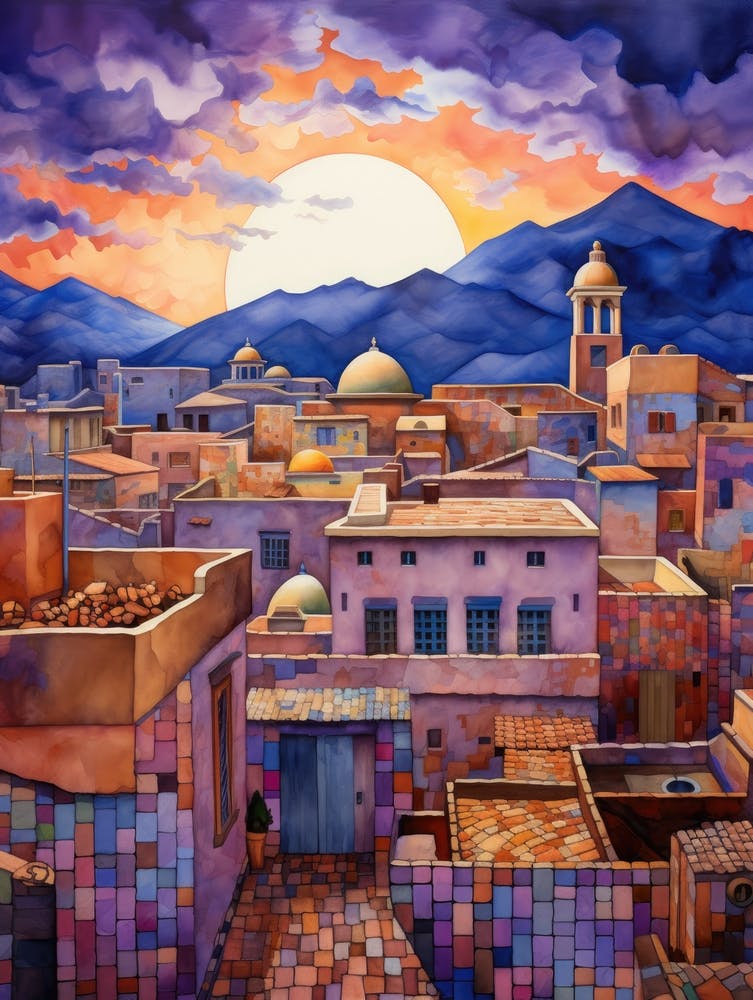 Sunset In The Mediterranean