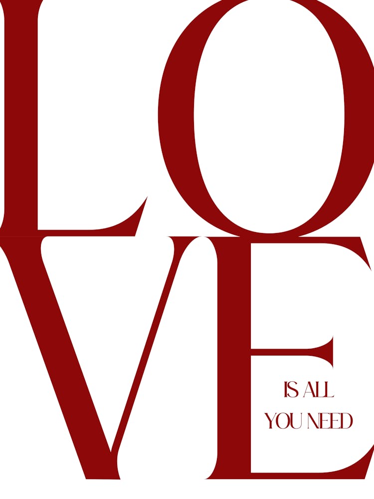 L'Amour est Tout ce dont Vous avez Besoin