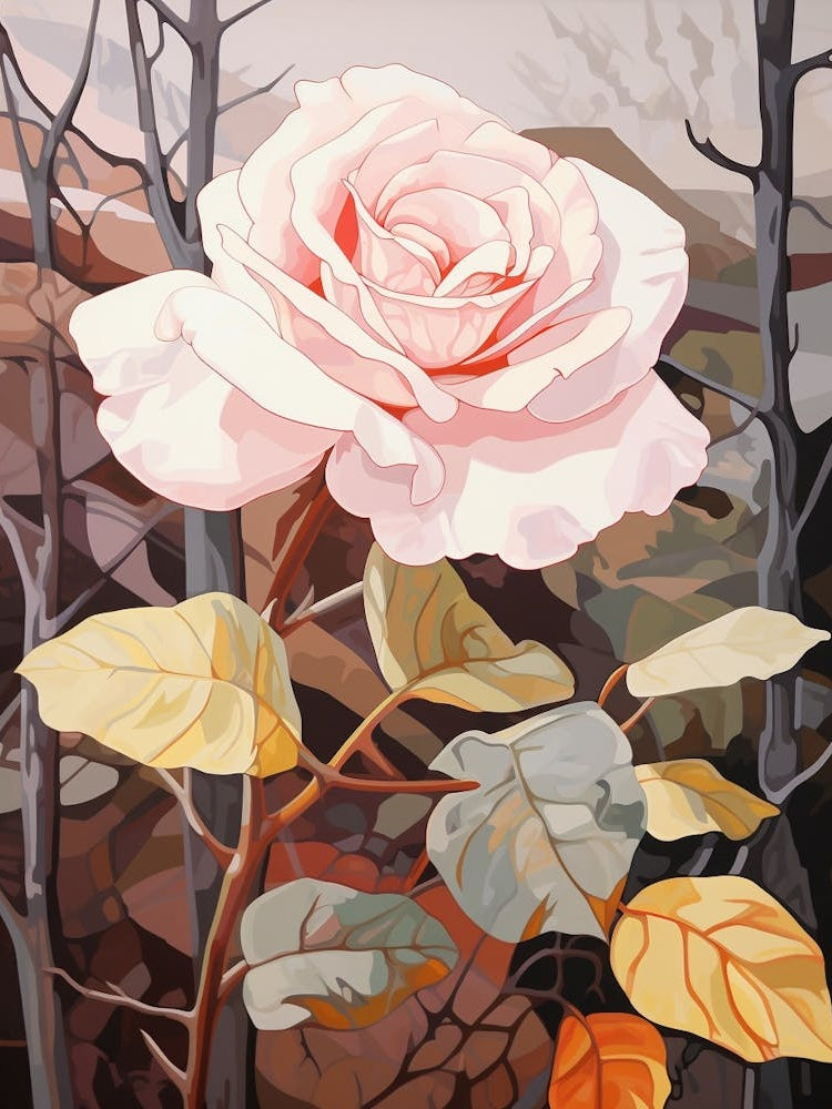 Rose 8 Flower Painting