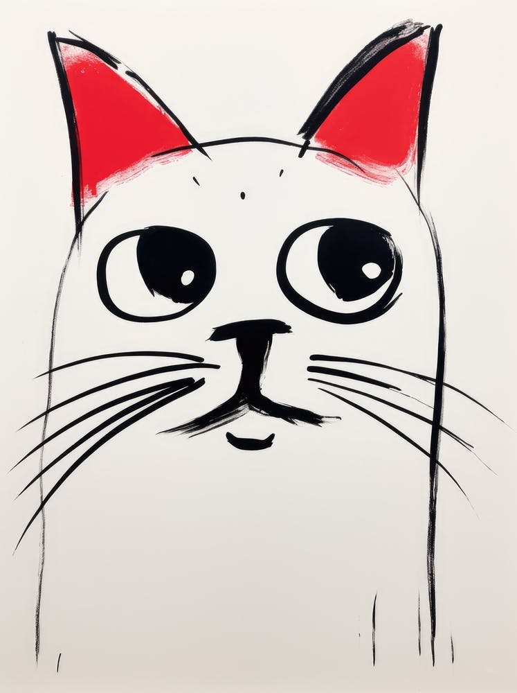 Cat With Red Ears