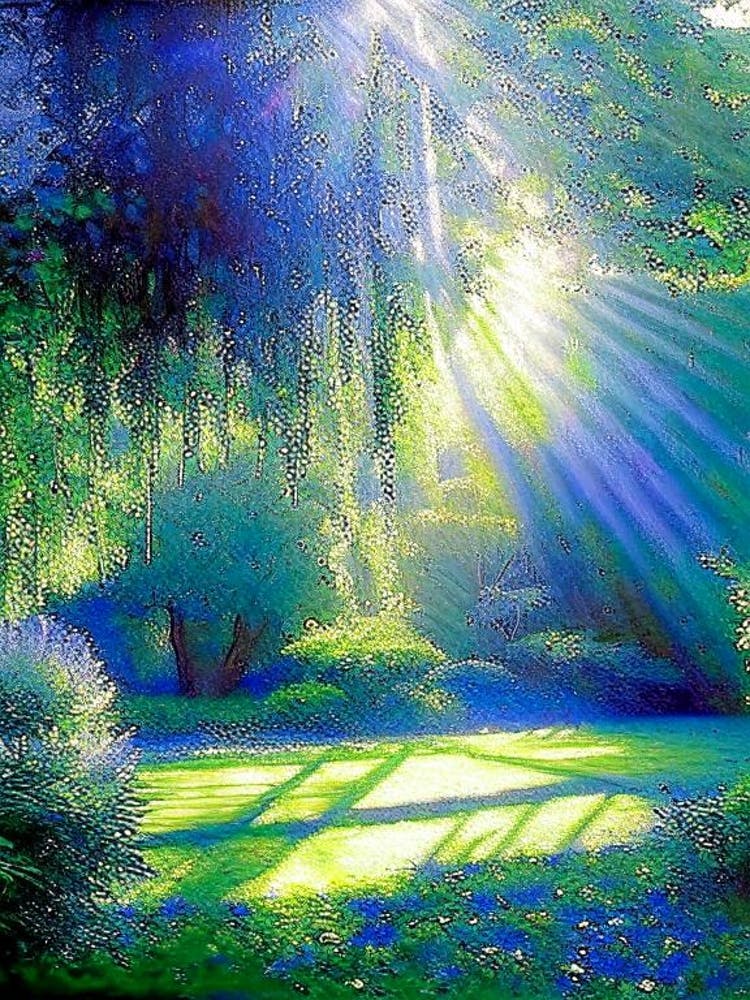 Keirunga Gardens, New Zealand Classic Painting