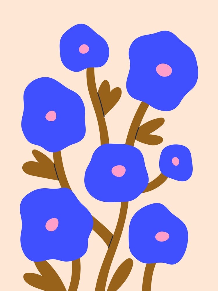 Blue Flowers 1