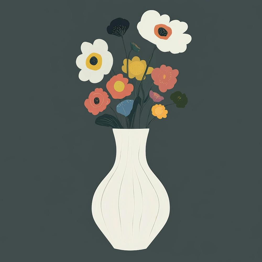 Flowers In A Vase 316