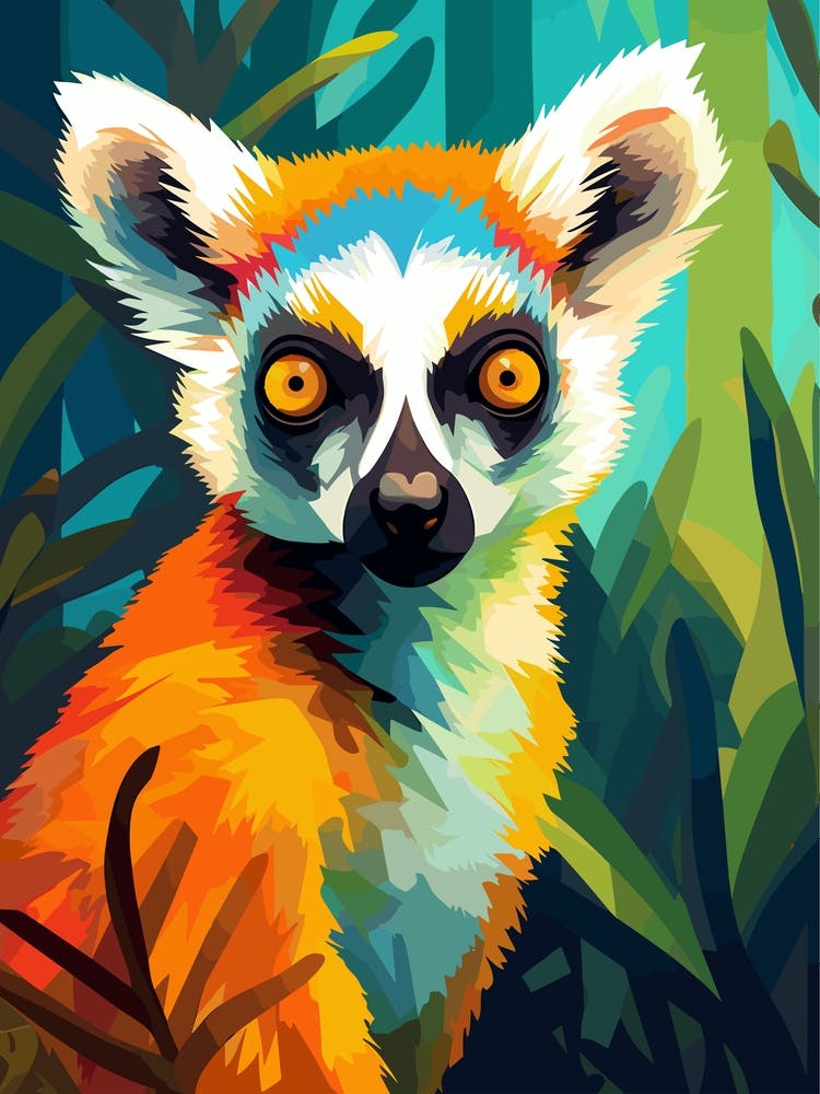 Lemur in Jungle