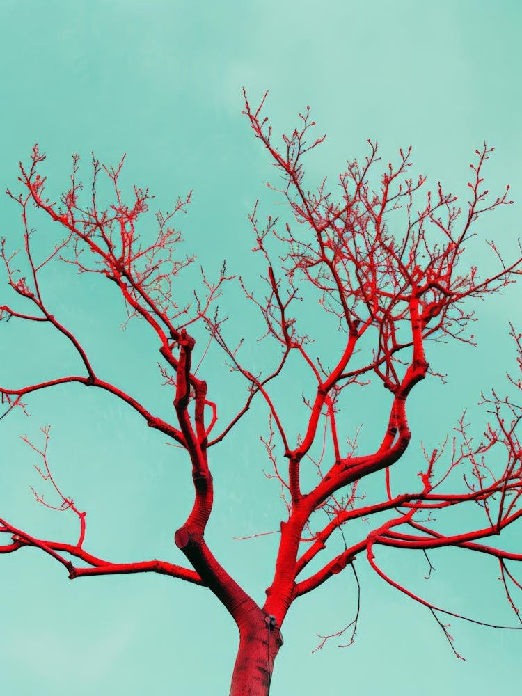 Bare Tree Against Blue Sky