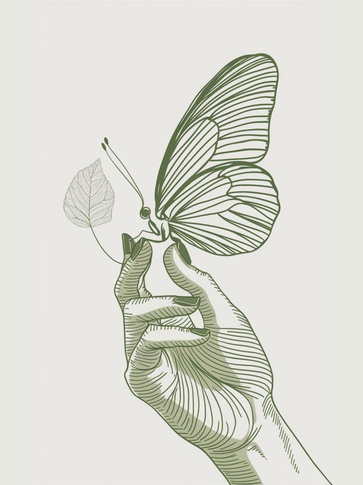 Papillon Dans La Main