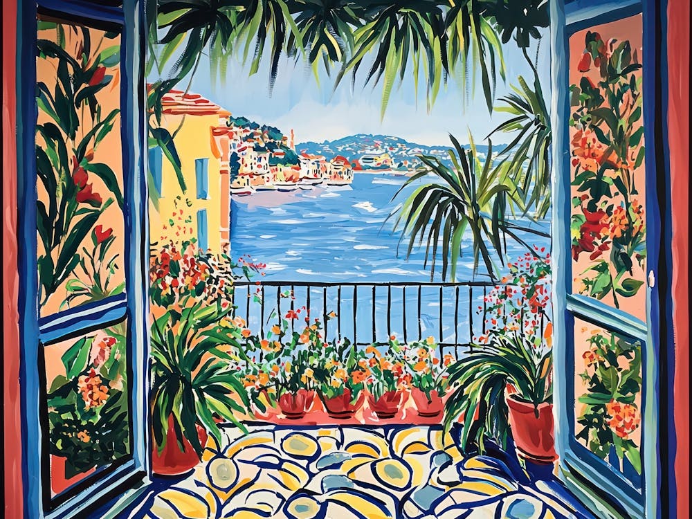 Open Window Matisse Cinqueterre Italy