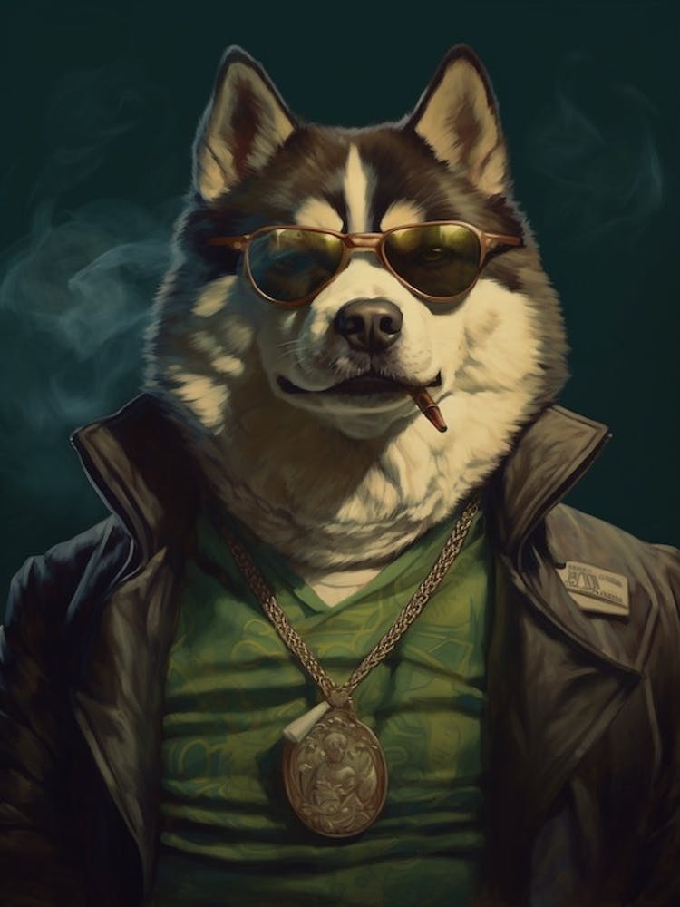 Gangster Dog Alaskan Malamute 2