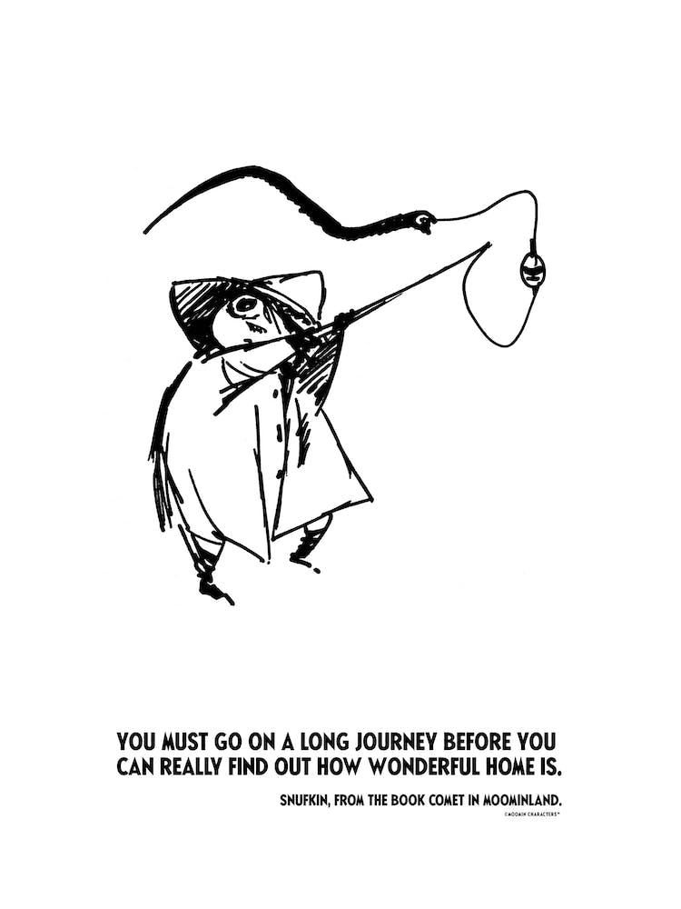 The Moomin Drawings Collection Comet In Moomiland