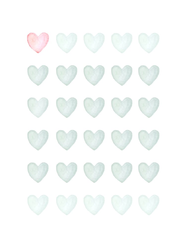 Pastel Hearts