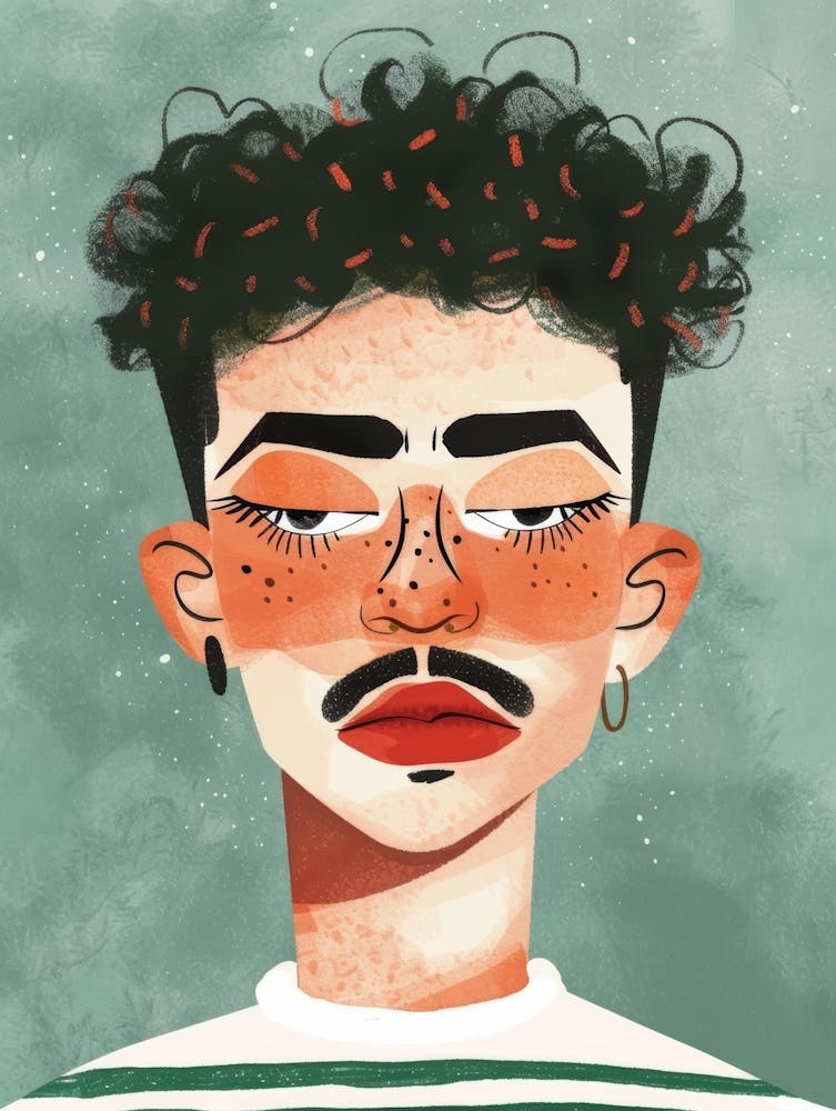 Illustration D'un Jeune Homme 1