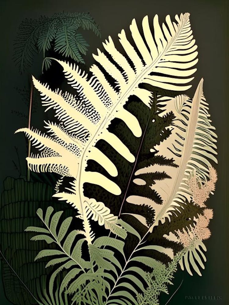 Lace Fern Rousseau Inspired