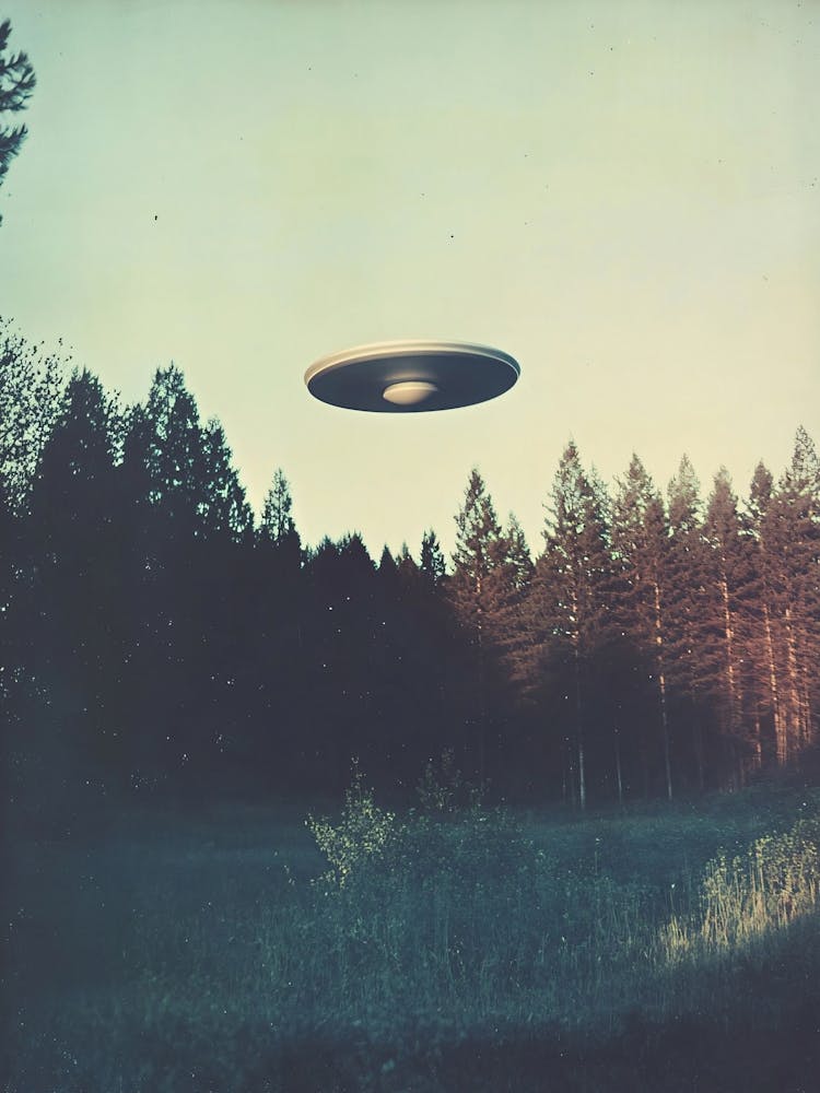 The X-Files photo of UFO — sci-fi poster, movie art, I want to believe poster, space print