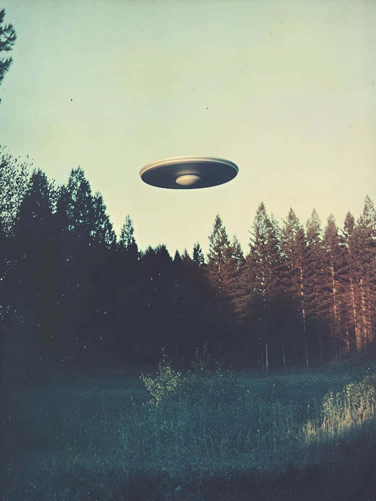 The X-Files photo of UFO — sci-fi poster, movie art, I want to believe poster, space print