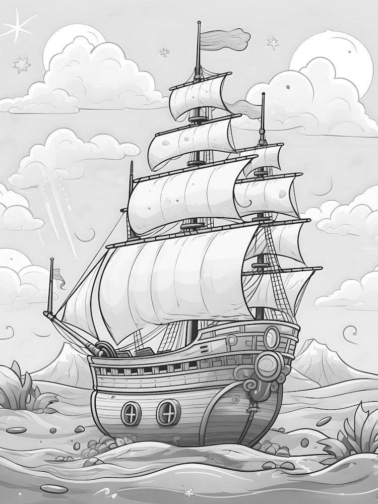 Navire dans la Mer