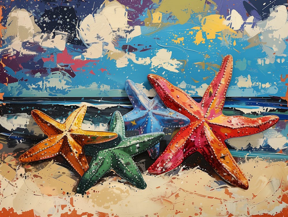 Starfish On The Beach 8