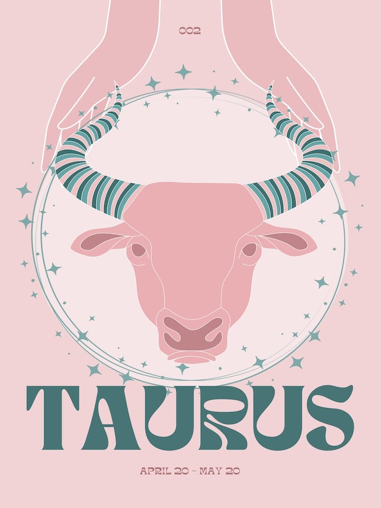 Pink Zodiac Taurus