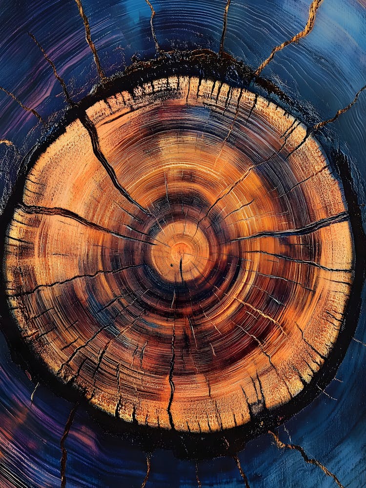 Wood Tree Rings 7