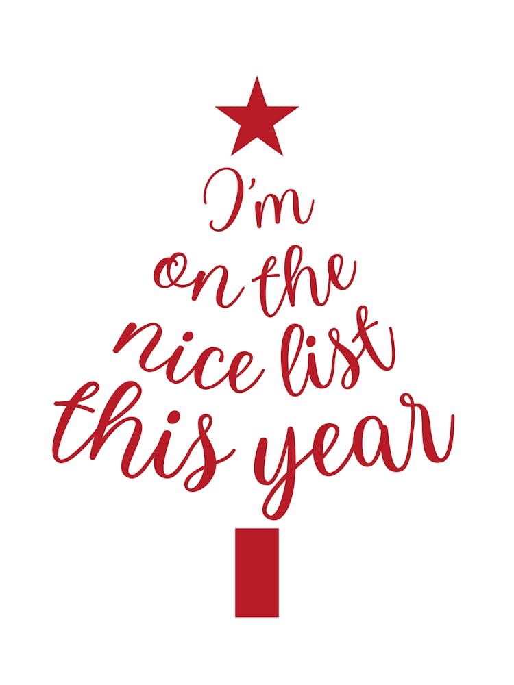 I'm On The Nice List