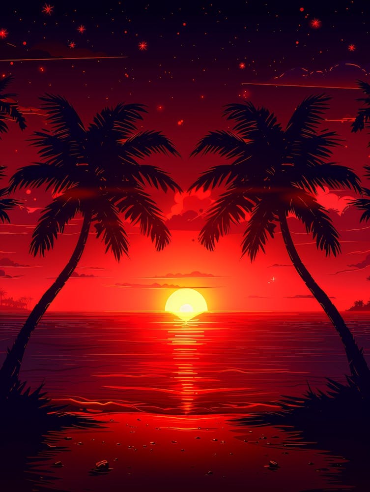 Sunset At The Beach 51