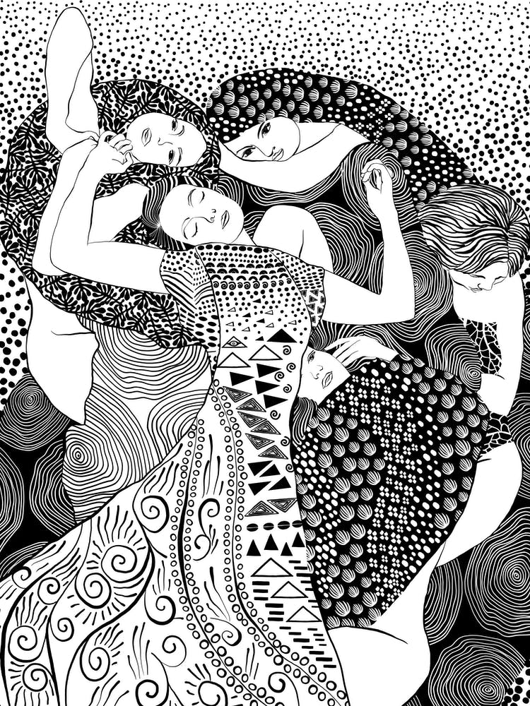 The Virgin (Klimt remake)