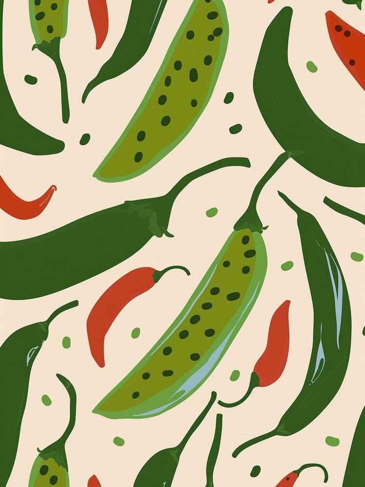 Chillis Abstract Pattern