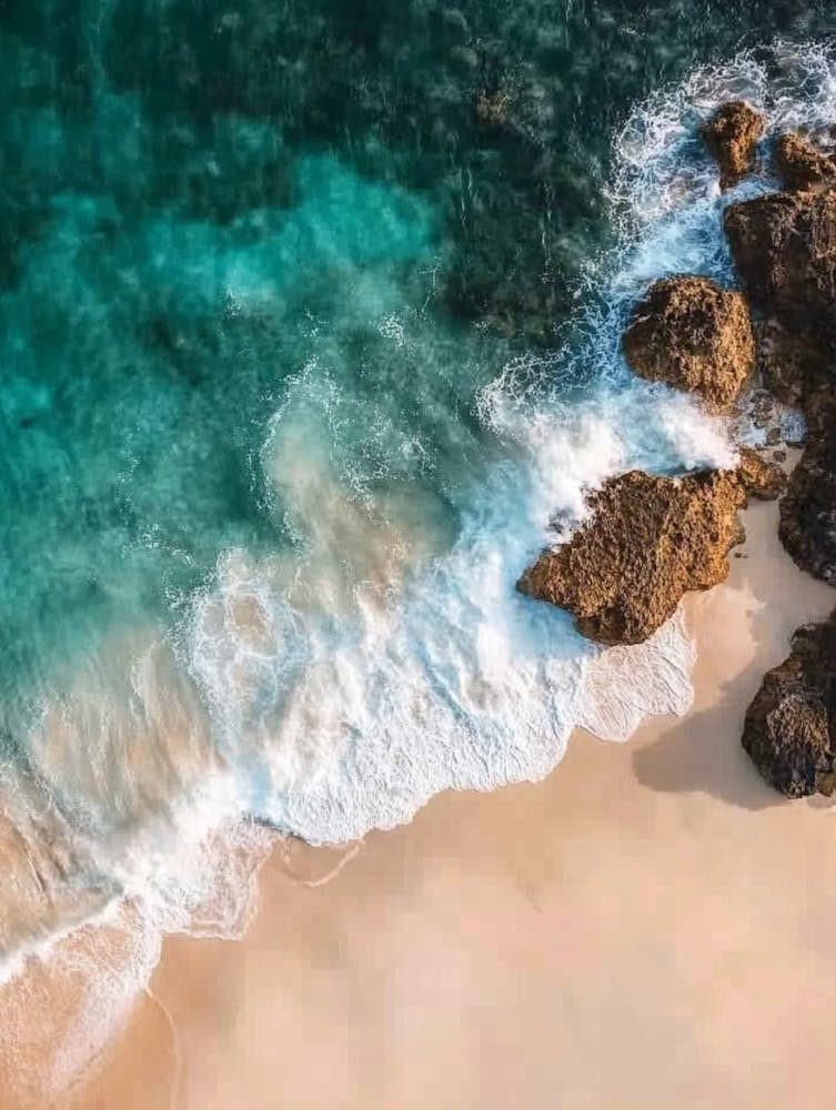 Aerial View Of A Beach 125