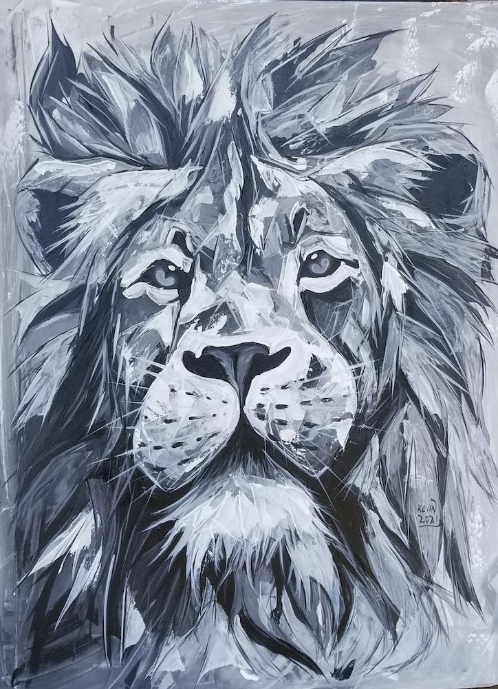 Lion King painting