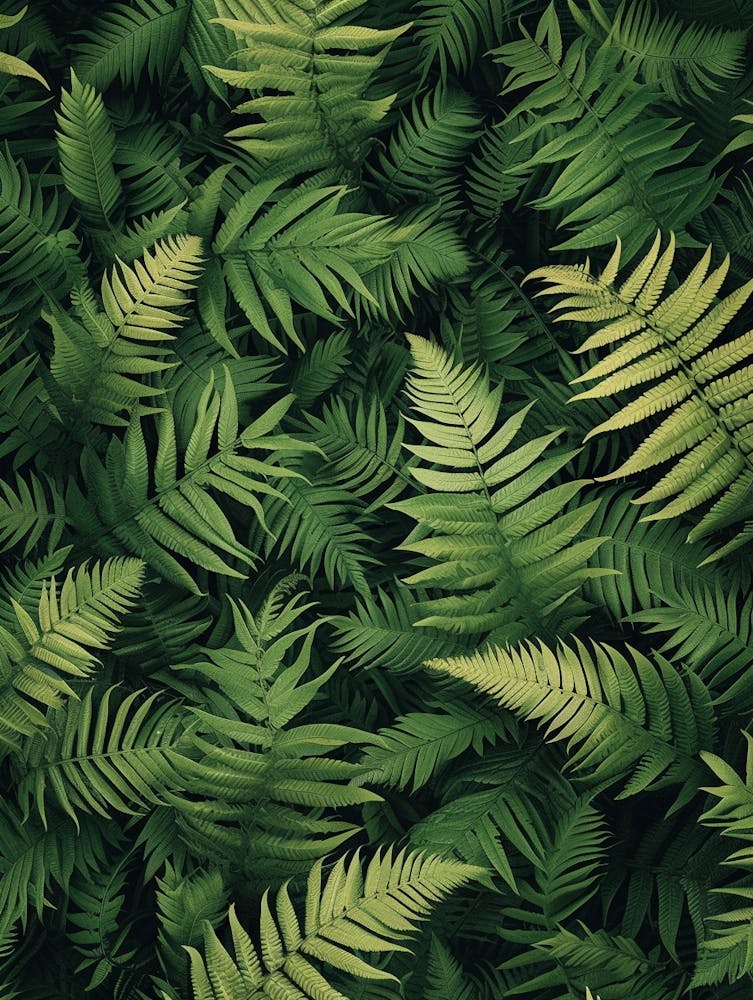 Pattern Poster Giant Chain Fern 4