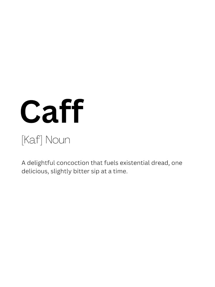 Caff Definition Meaning