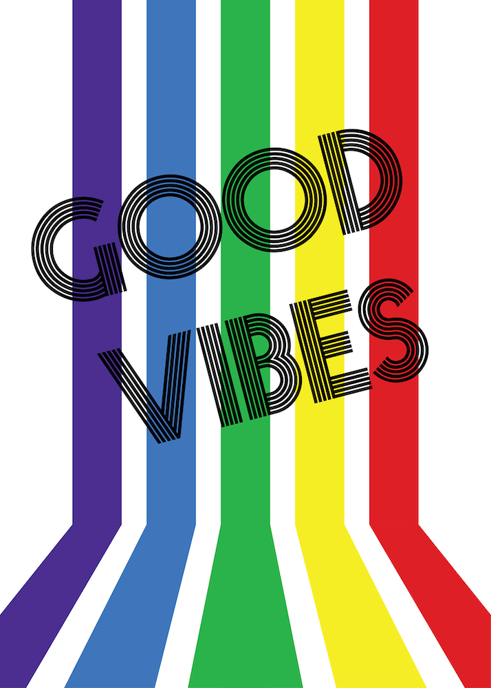 Good Vibes Regenbogen