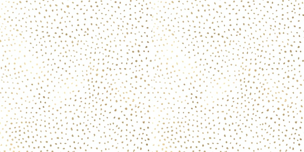 Dotted Gold And White