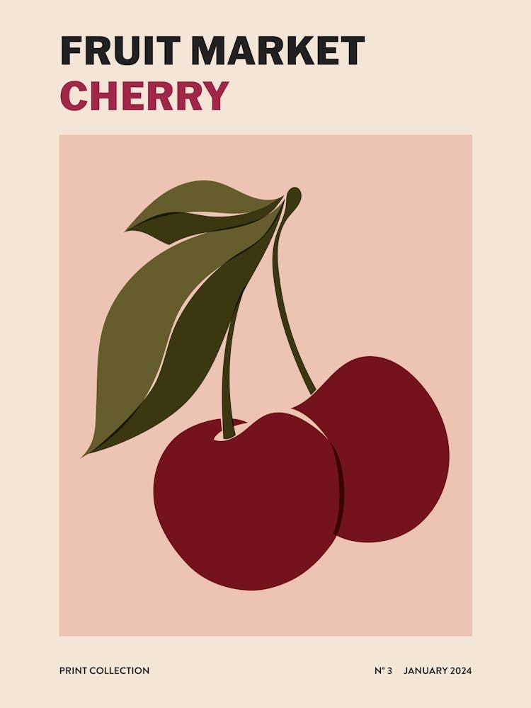 Fruit Market No. 3 Cherry