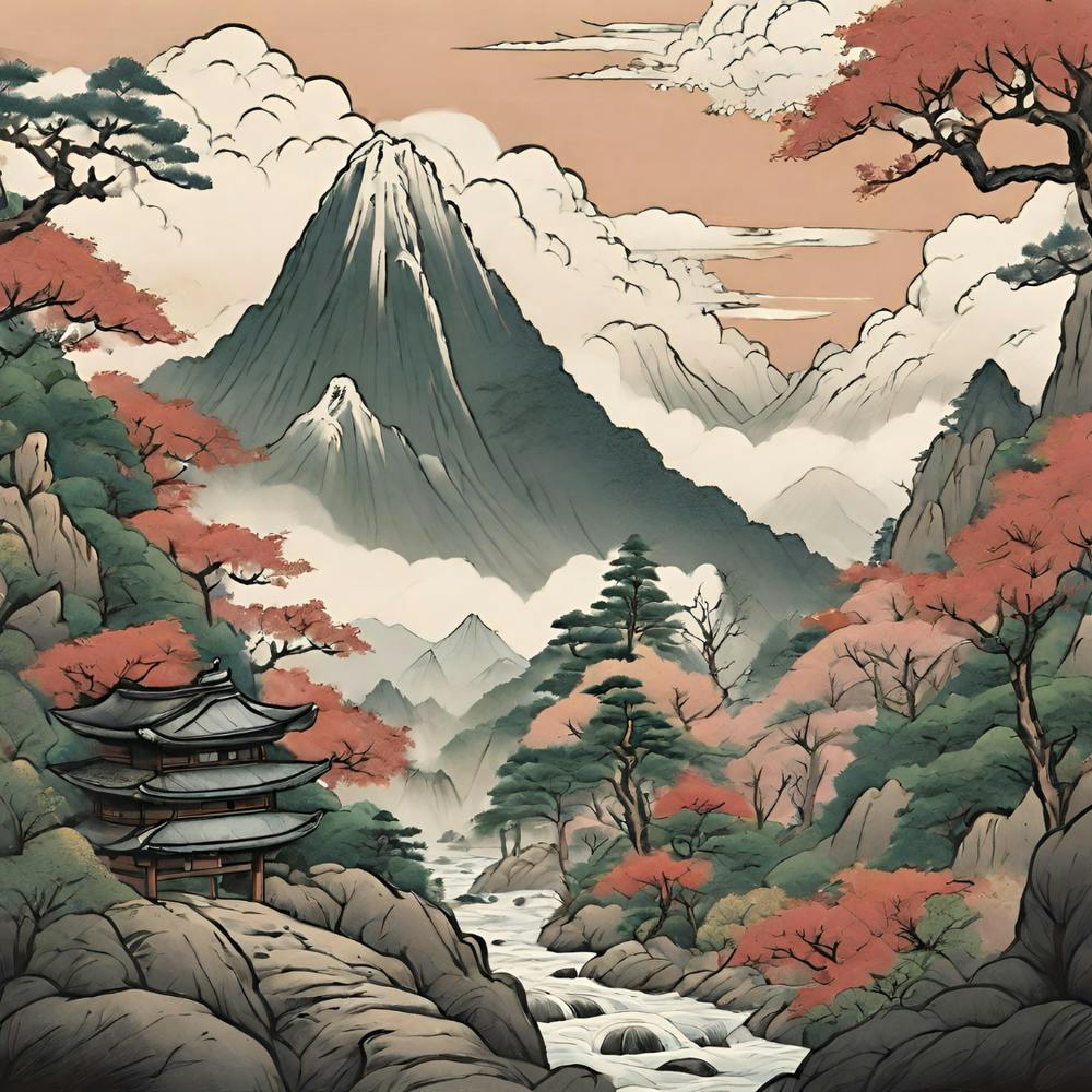 Japanese Landscape Painting 1