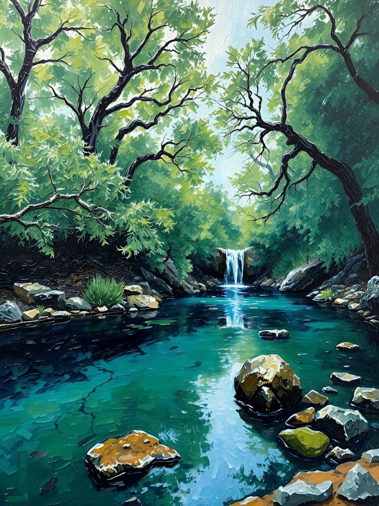 Waterfall In The Woods