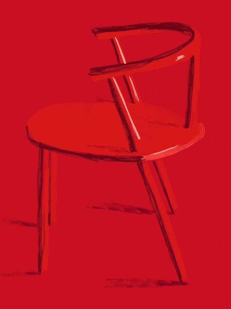 Roter Stuhl