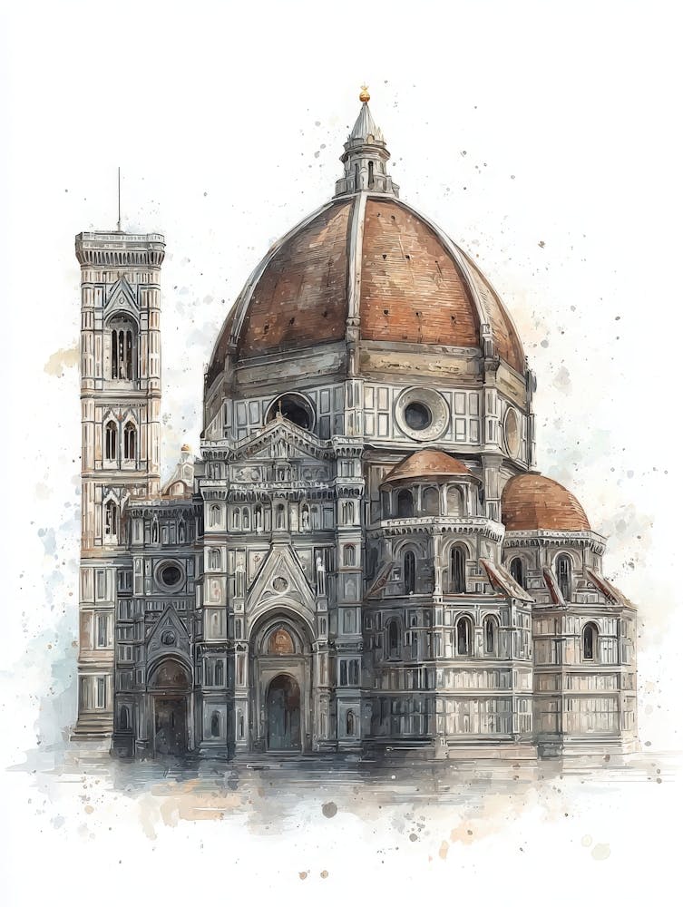 Aihrgdesign Isolated Watercolor Painting Of Italian Renaissan 63567386 6111 4689 9dd8 83408032b364 1