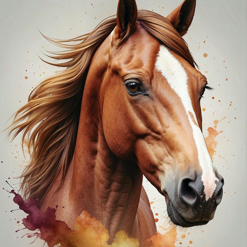 Portrait Of A Horse